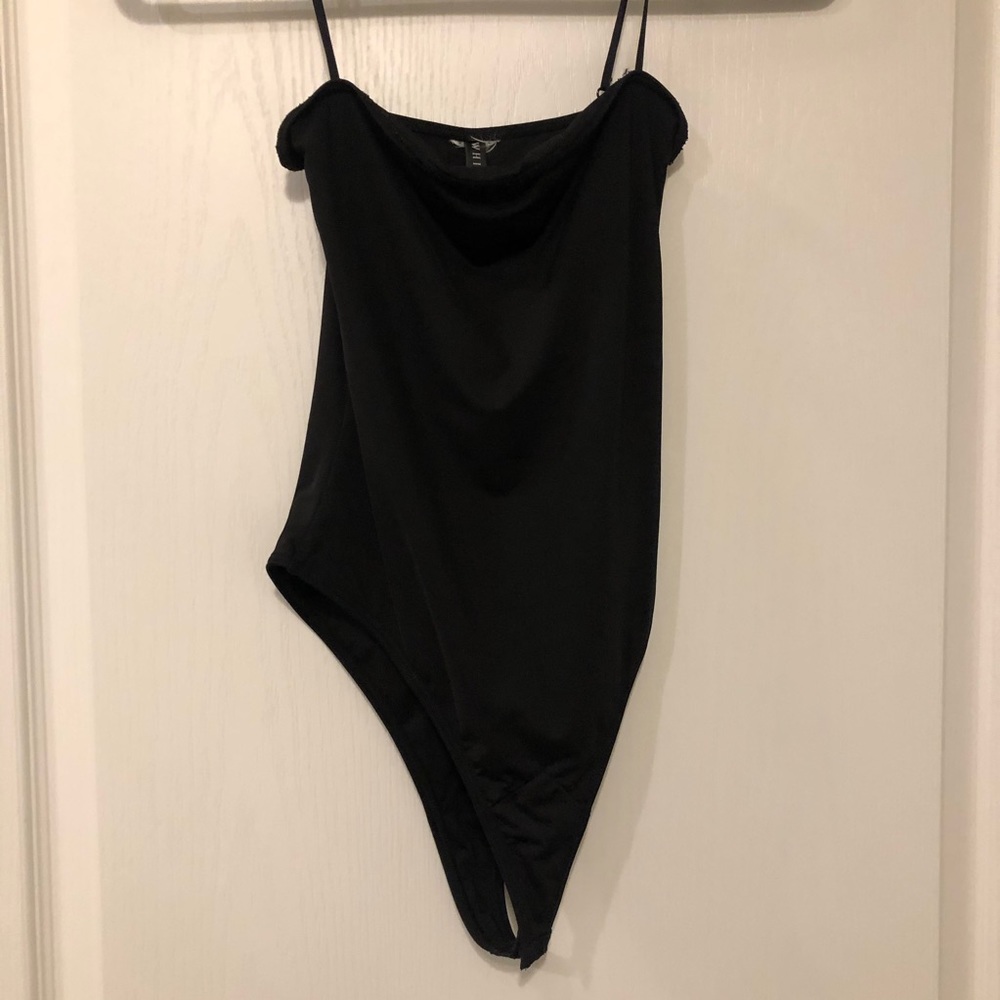 White Fox Boutique Black Bodysuit